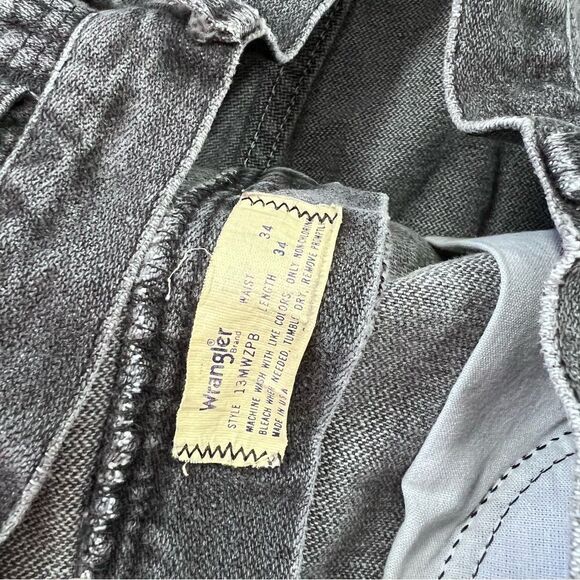 Vintage 90’s wrangler jeans straight leg cropped‎ - Picture 2 of 7